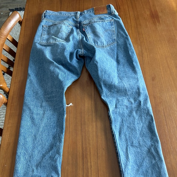 Levi 501 distressed denim jeans - Picture 2 of 7